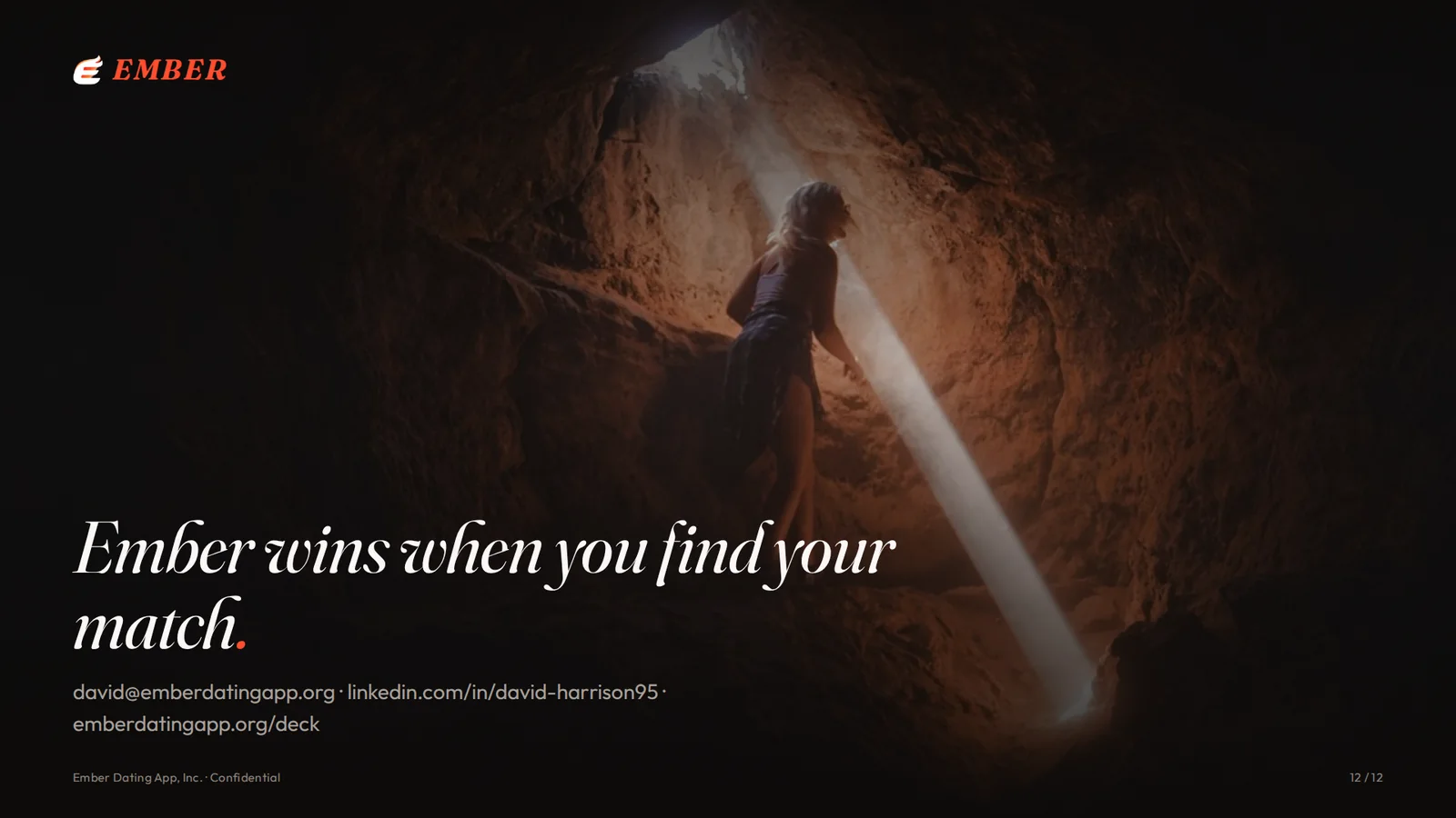 Slide 12: Ember wins when you find your match